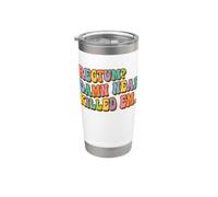 Rectum? Damn Near Killed Em Funny Retro Dad Joke Vaso térmico de acero inoxidable de doble pared