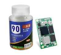 Recubrimiento conformado para electrónica - Pegamento electrónico - 100 ml Reparación electrónica Revestimiento conformado - Placa Đe circuito PCB Recubrimiento aislante Transparente Rápido - Placa de