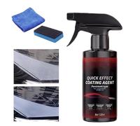 Recubrimiento de Efecto Rápido - 120 Ml De Agente Multifuncional Rápido Sin Agua En Pulverizador,Spray De Recubrimiento Para Coches De Efecto | Para Detallado, Pulido y Lavado Exterior De Autom