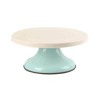 Recubrimiento de propagación de - Torta elevada -Tocadiscos Giratorio de Aluminio | Base para Tabla de postres | Base para postres | Platos Caake Base para Mesa de postres 10 Pulgadas