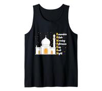 Recuerda a Allah Mañana Tarde Día Y Noche Islam Ramadán Camiseta sin Mangas