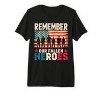 Recuerda el Día de los Caídos de Nuestros héroes caídos Camiseta Premium
