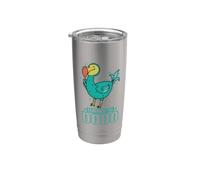 Recuerda el pájaro Dodo de Mauricio Vaso térmico de acero inoxidable de doble pared
