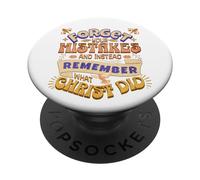 Recuerda Lo Que Cristo Hizo Adolescentes Religiosos Jesús Rey Del Amor PopSockets PopGrip Adhesivo