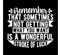 Recuerda que a veces no consigues camisetas de diseño. Pegatinas artísticas de vinilo 67.2x74.1cm No se cae Blanco