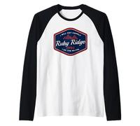 Recuerda Ruby Ridge 1992 - No cumpliré. Camiseta Manga Raglan