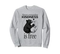 Recuerda Siempre Que la amabilidad es Gratis (Bonita declaración y gráfico) Sudadera