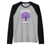 Recuerde para Aquellos Que no Pueden terminar con el Alzheimer Camiseta Manga Raglan