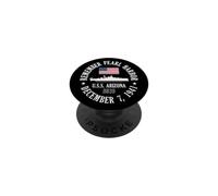 Recuerde Pearl Harbor 7 de diciembre de 1941 U.S.S. Arizona BB39 PopSockets PopGrip Adhesivo