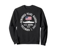 Recuerde Pearl Harbor 7 de diciembre de 1941 U.S.S. Arizona BB39 Sudadera