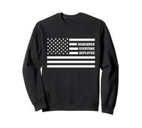 Recuerde Que Todos los desplegados - Tropas de Apoyo del Viernes Red Sudadera