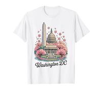Recuerdo artístico de Washington DC Cherry Blossoms Camiseta