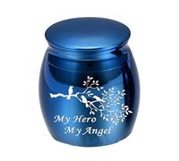 Recuerdo de aluminio, elige entre colores únicos, compartir, personalmente para mascotas o seres humanos, en tu corazón, collar azul luminoso para perros de pelo largo (azul, talla única)