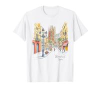 Recuerdo de Arte Callejero de la Sagrada Familia de Barcelona Camiseta