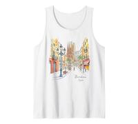 Recuerdo de Arte Callejero de la Sagrada Familia de Barcelona Camiseta sin Mangas