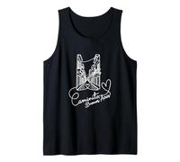 Recuerdo de arte de corazón de la firma Argentina de Caminito Buenos Aires Camiseta sin Mangas