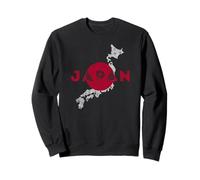 Recuerdo de Bandera y Mapa Japonés - Japón Sudadera