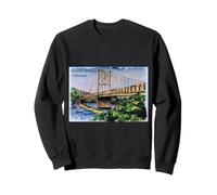 Recuerdo de Beaver Bridge en Eureka Springs, Arkansas Sudadera