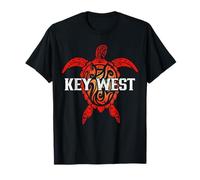 Recuerdo de buceo para surfista de tortuga marina tribal de Key West FL Camiseta