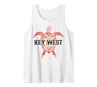 Recuerdo de buceo para surfista de tortuga marina tribal de Key West FL Camiseta sin Mangas