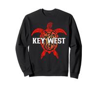 Recuerdo de buceo para surfista de tortuga marina tribal de Key West FL Sudadera