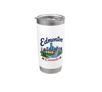 Recuerdo de Canadá/Edmonton Vaso térmico de acero inoxidable de doble pared