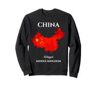 Recuerdo de China Bandera China Idioma Chino Reino Medio Sudadera