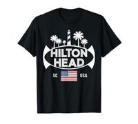 Recuerdo de Faro Vintage de Carolina del Sur de Hilton Head Camiseta