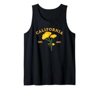 Recuerdo de flores establecido en California en 1850 Camiseta sin Mangas