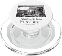 Recuerdo de la Acrópolis Atenas Templo del Partenón de Minerva Kids PopSockets PopGrip para MagSafe