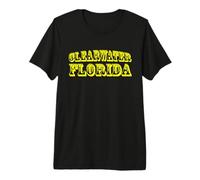 Recuerdo de la Bandera de Clearwater Florida USA Camiseta Premium
