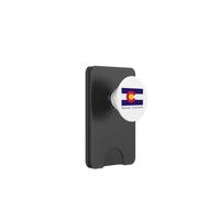 Recuerdo de la Bandera de Denver Colorado USA PopSockets PopWallet para MagSafe