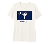 Recuerdo de la Bandera de Florencia, Carolina del Sur, Estados Camiseta Premium