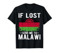 Recuerdo de la Bandera de Malawi - Si se Pierde, envíame a Malawi Camiseta