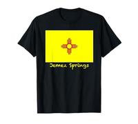 Recuerdo de la Bandera de Nuevo México de Jemez Springs Camiseta