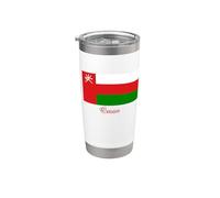 Recuerdo de la bandera de Omá Vaso térmico de acero inoxidable de doble pared