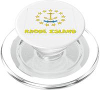 Recuerdo de la Bandera de Rhode Island USA PopSockets PopGrip para MagSafe