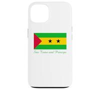 Recuerdo de la Bandera de Santo Tomé y Príncipe Carcasa para iPhone 13