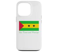 Recuerdo de la Bandera de Santo Tomé y Príncipe Carcasa para iPhone 13 Pro