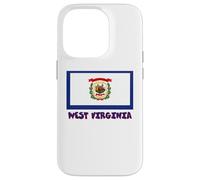 Recuerdo de la Bandera de West Virginia USA Carcasa para iPhone 14 Pro