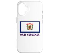 Recuerdo de la Bandera de West Virginia USA Carcasa para iPhone 16