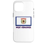Recuerdo de la Bandera de West Virginia USA Carcasa para iPhone 16 Pro MAX