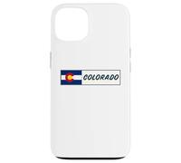 Recuerdo de la bandera del estado de Colorado Carcasa para iPhone 13