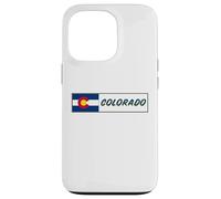 Recuerdo de la bandera del estado de Colorado Carcasa para iPhone 13 Pro