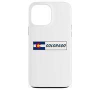Recuerdo de la bandera del estado de Colorado Carcasa para iPhone 13 Pro Max