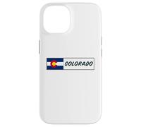 Recuerdo de la bandera del estado de Colorado Carcasa para iPhone 14