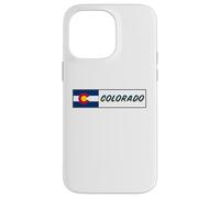 Recuerdo de la bandera del estado de Colorado Carcasa para iPhone 14 Pro Max