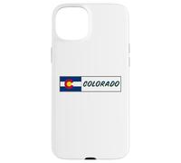 Recuerdo de la bandera del estado de Colorado Carcasa para iPhone 15 Plus