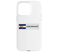 Recuerdo de la bandera del estado de Colorado Carcasa para iPhone 15 Pro Max