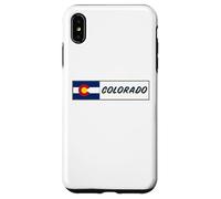 Recuerdo de la bandera del estado de Colorado Carcasa para iPhone XS Max